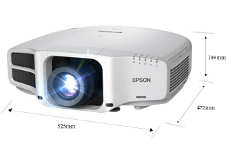 产品外观尺寸 - Epson CB-G7900U产品规格